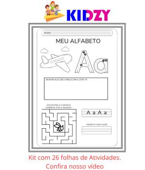 19 - Kidzy - Alfabeto - desenho